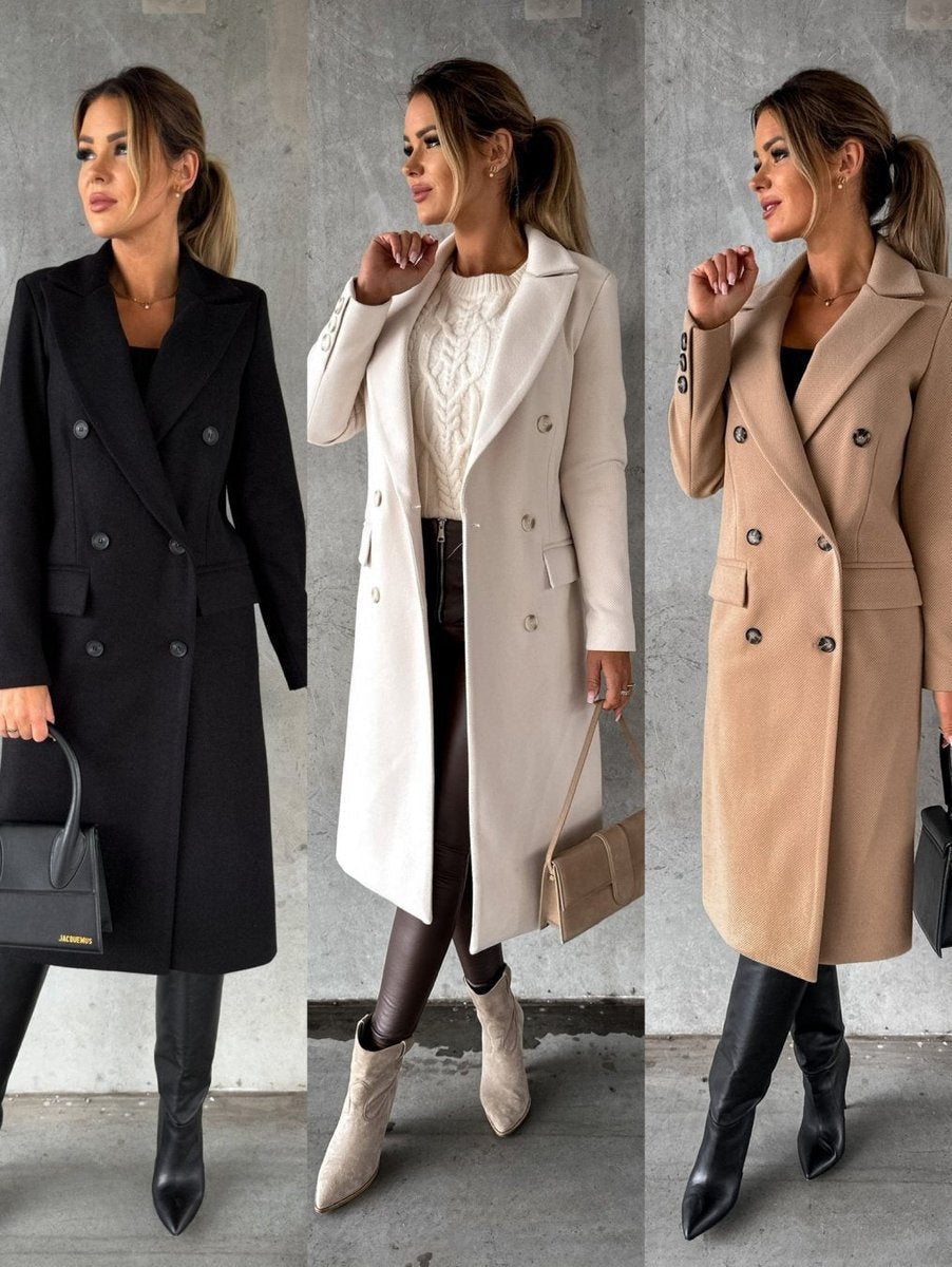 Josephine | Women's Double-Breasted Longline Trench Coat