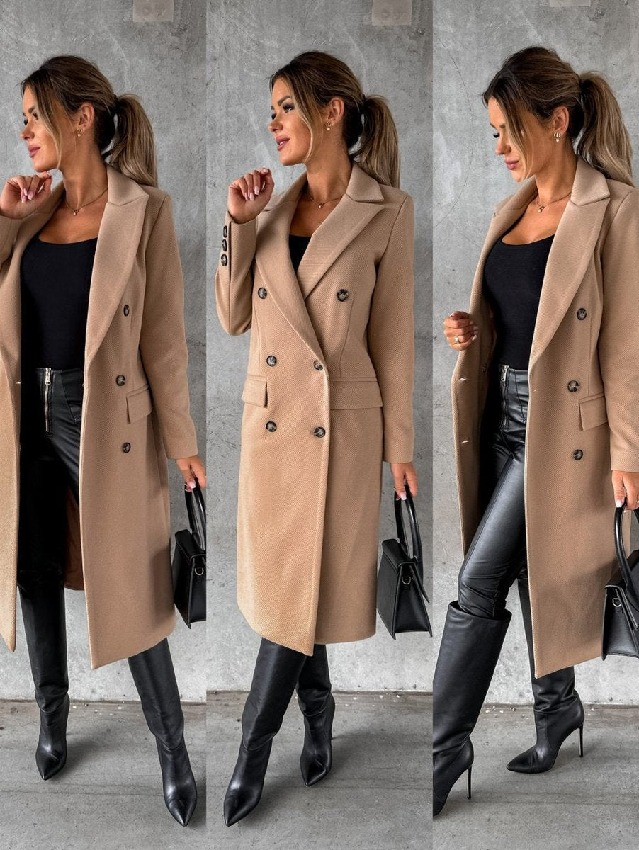 Josephine | Women's Double-Breasted Longline Trench Coat
