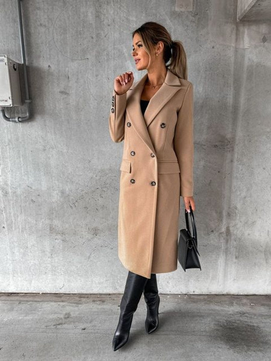 Josephine | Women's Double-Breasted Longline Trench Coat