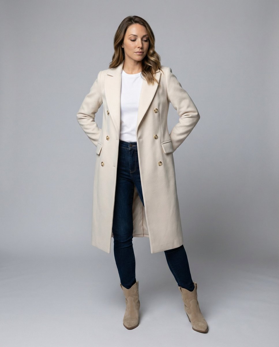 Josephine | Women's Double-Breasted Longline Trench Coat