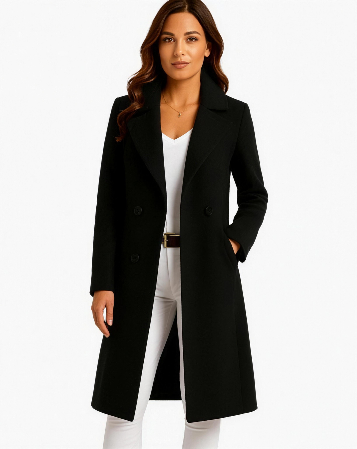 Sybil | Women's Double-Button Trench Coat