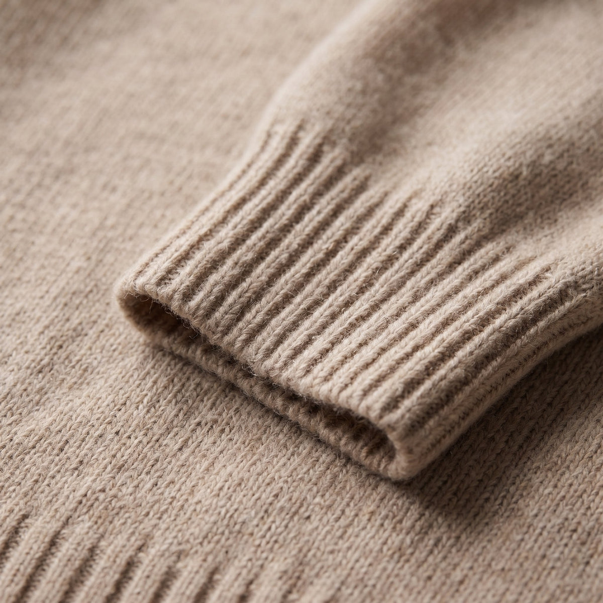 Maureen-Constance | Women's Dropped-Shoulder High-Neck Wool Sweater