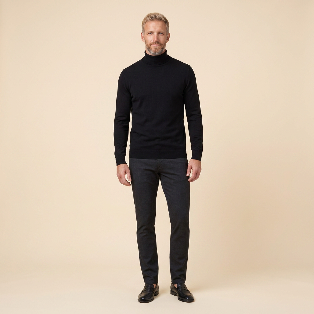 Dorothea-Henrietta | Women's Fine-Knit Turtleneck Sweater