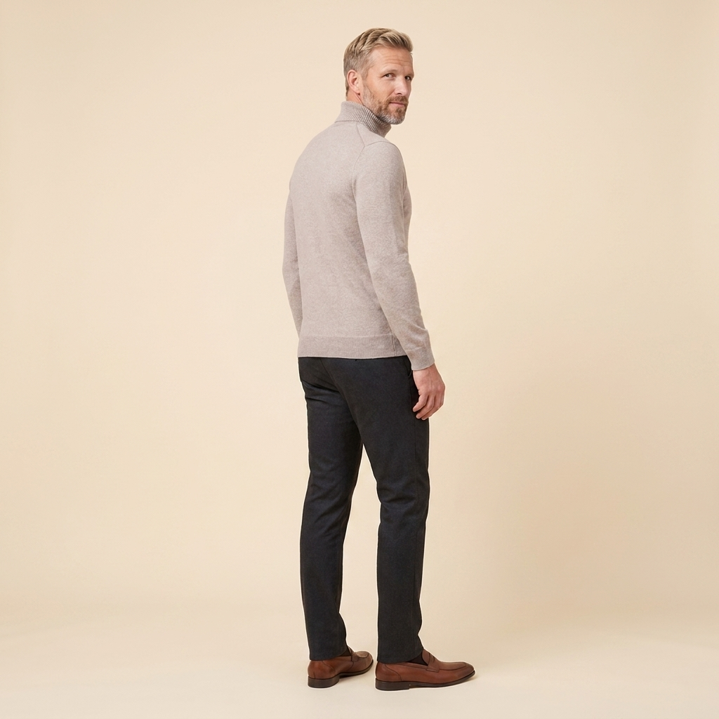 Dorothea-Henrietta | Women's Fine-Knit Turtleneck Sweater