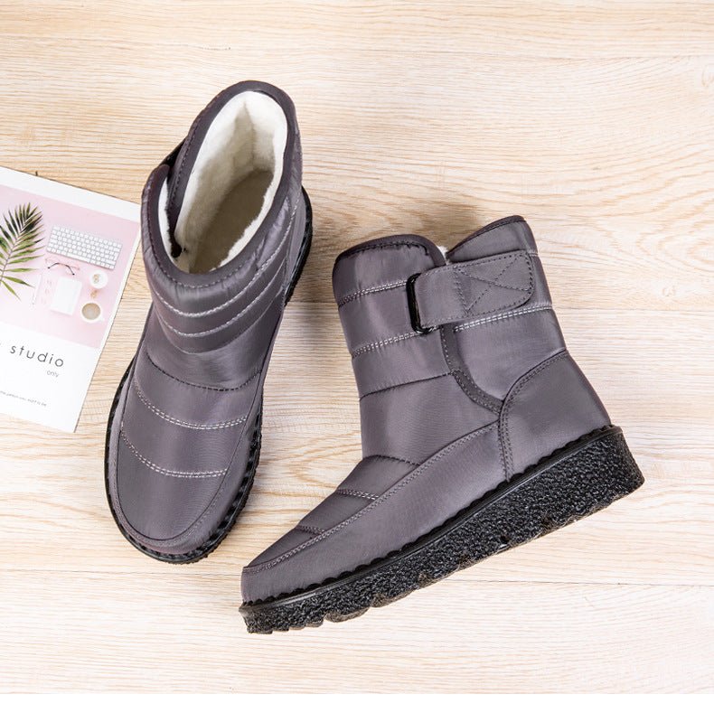 Sabine-Priscilla | Women's Fleece-Lined Buckle-Strap Ankle Boots