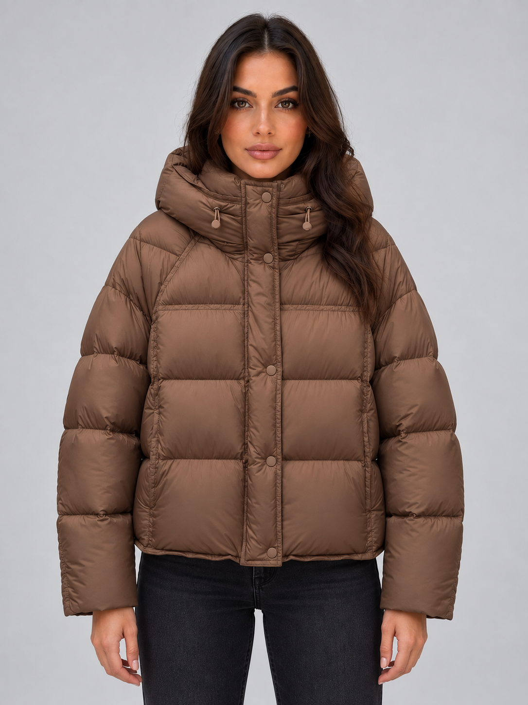 Odette | Women's Hooded High-Neck Puffer Jacket