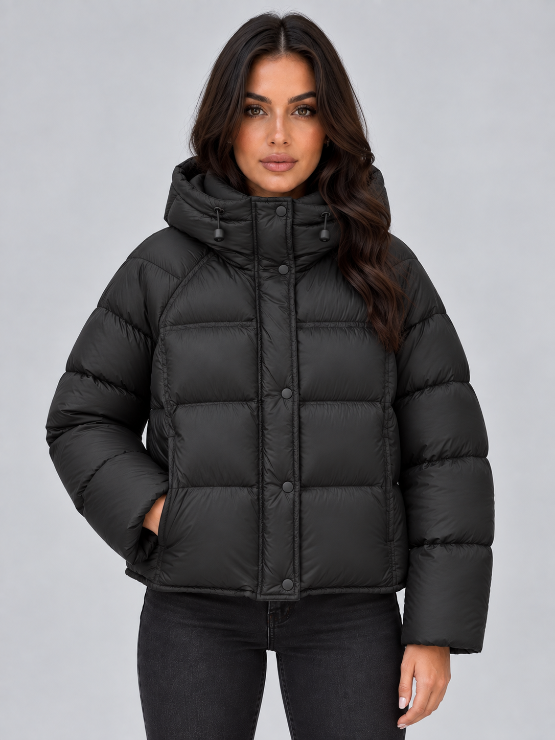 Odette | Women's Hooded High-Neck Puffer Jacket
