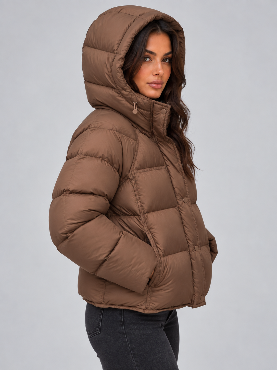 Odette | Women's Hooded High-Neck Puffer Jacket