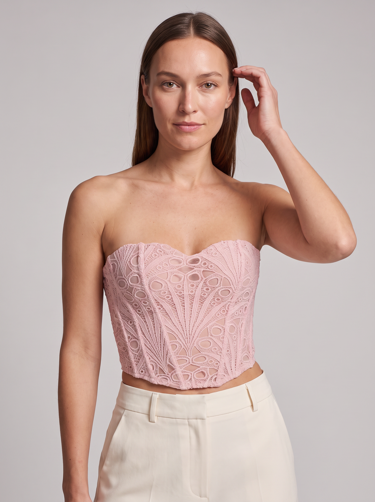 Lorraine-Lucille | Women's Lace-Up Corset Top