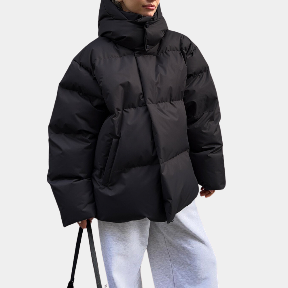 Louisa-Nadine | Women's Lightweight Hooded Quilted Puffer Jacket