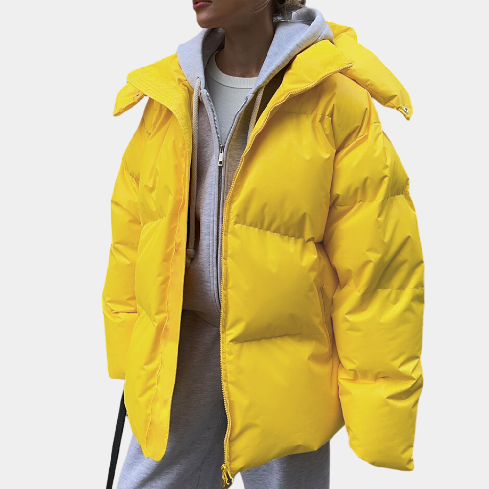 Louisa-Nadine | Women's Lightweight Hooded Quilted Puffer Jacket