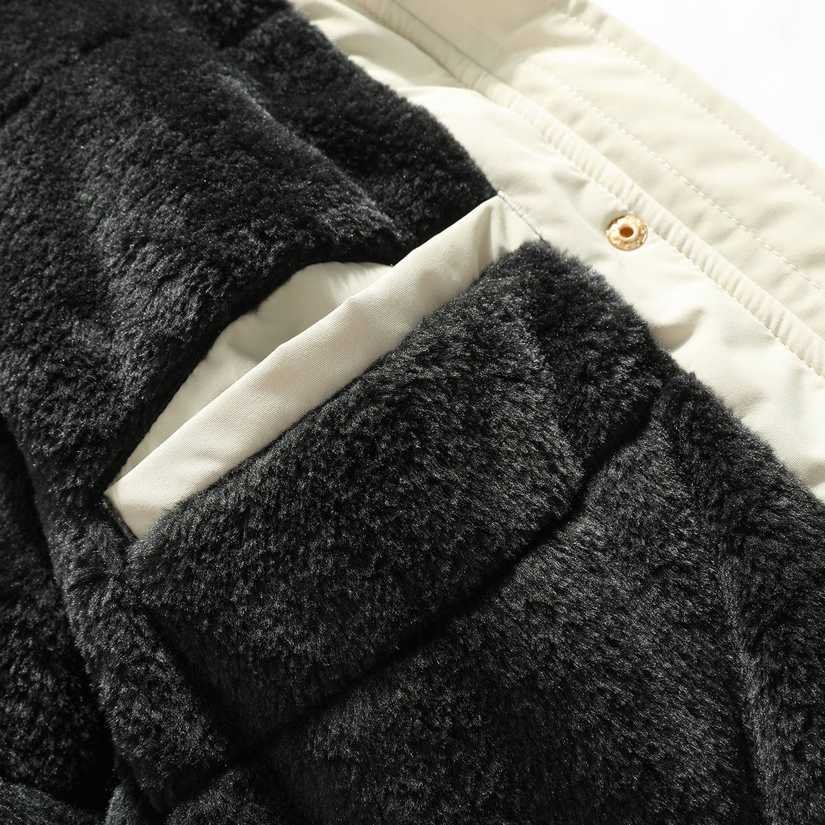 Olive-Pearl | Women's Long Belted Puffer Jacket with Faux Fur Hood