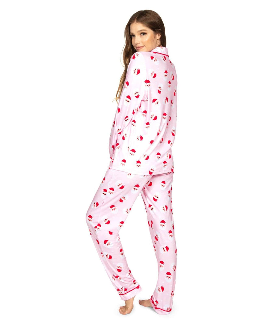 Clara-Wilhelmina | Women's Long-Sleeve Holiday Print Pajama Set