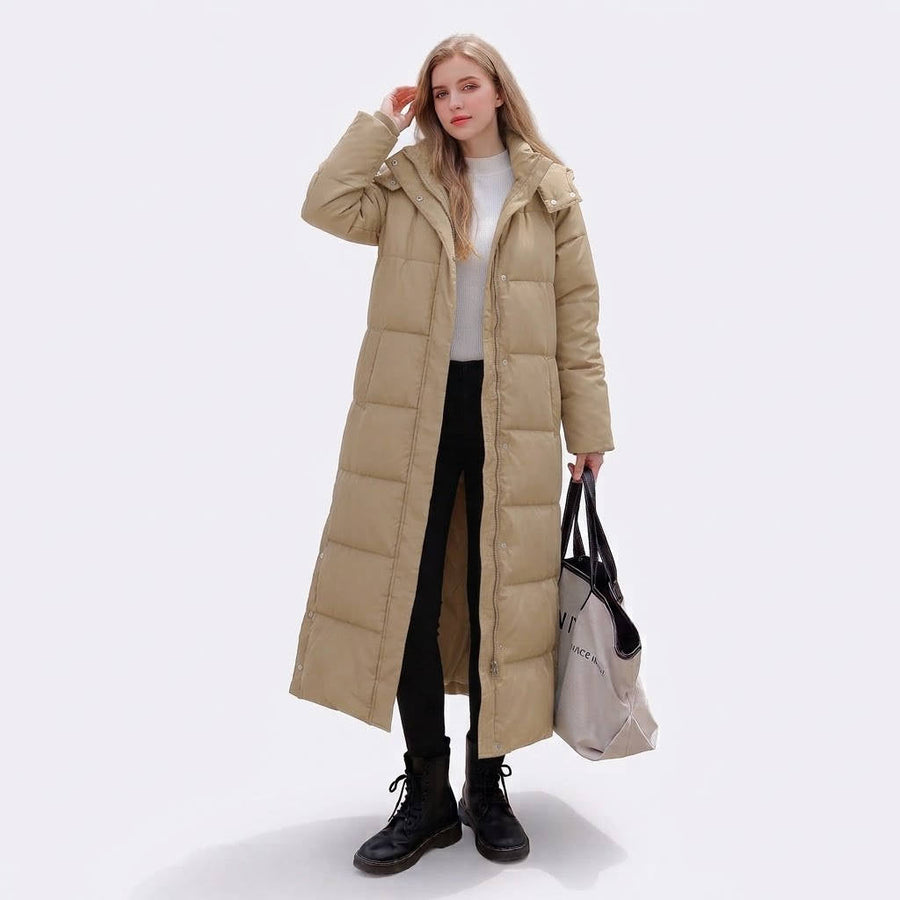 Roberta-Mavis | Women's Longline Fitted Puffer Jacket