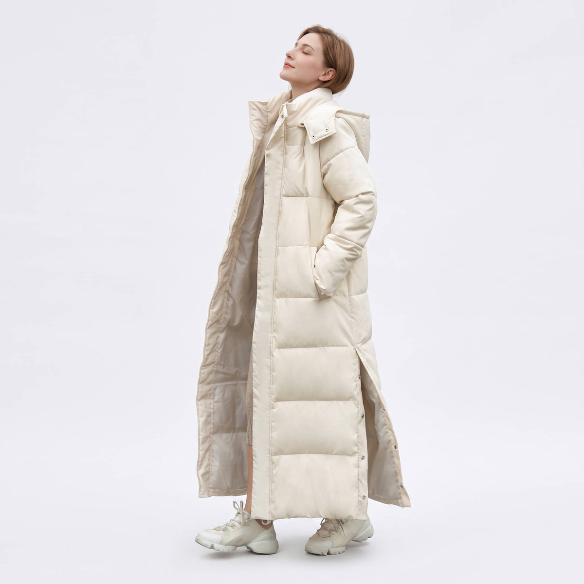 Roberta-Mavis | Women's Longline Fitted Puffer Jacket