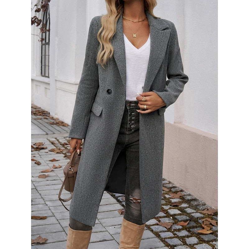 Roberta-Martha | Women's Longline Tailored Trench Coat