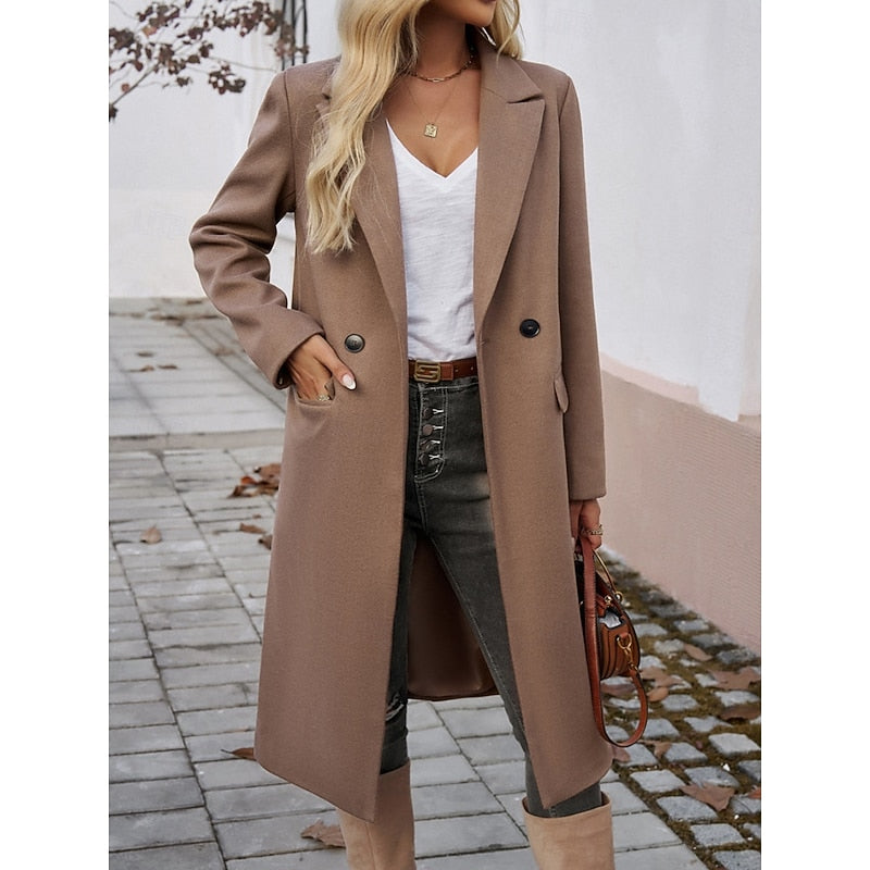 Roberta-Martha | Women's Longline Tailored Trench Coat