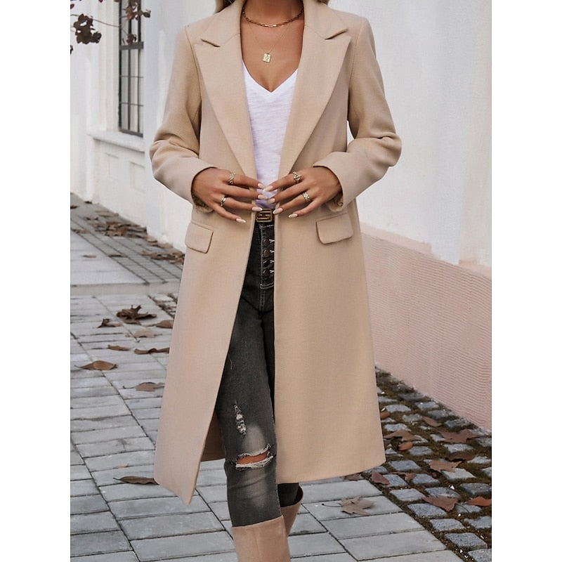 Roberta-Martha | Women's Longline Tailored Trench Coat