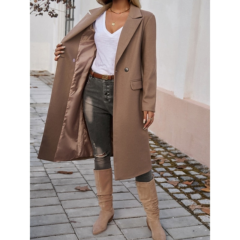 Roberta-Martha | Women's Longline Tailored Trench Coat