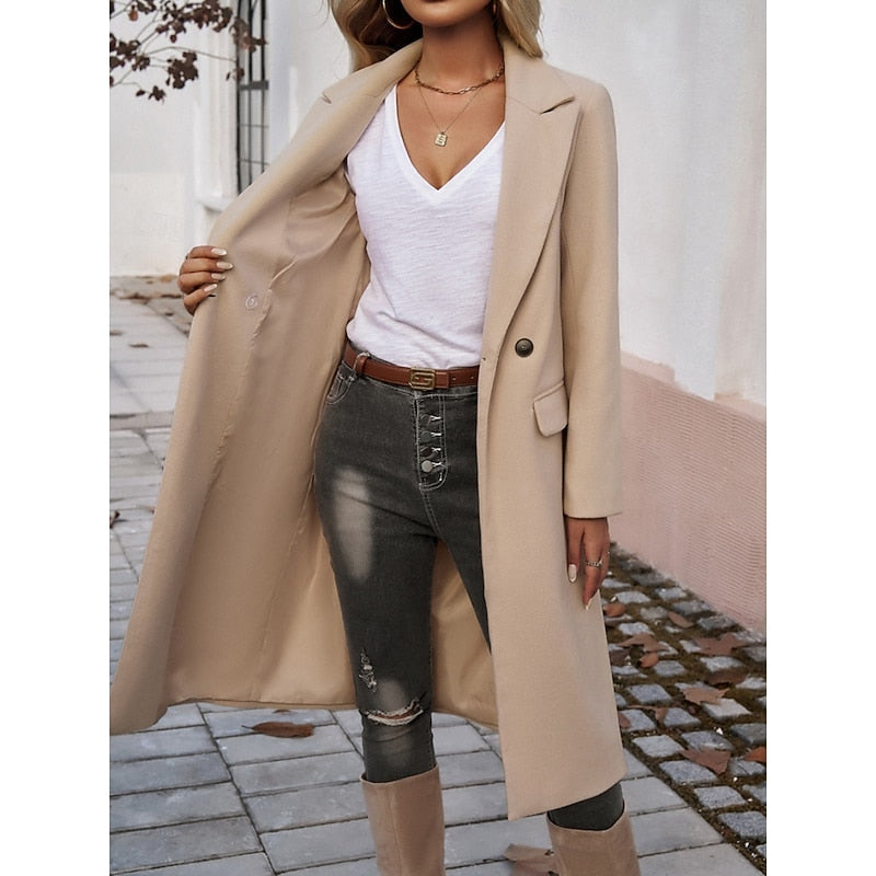 Roberta-Martha | Women's Longline Tailored Trench Coat