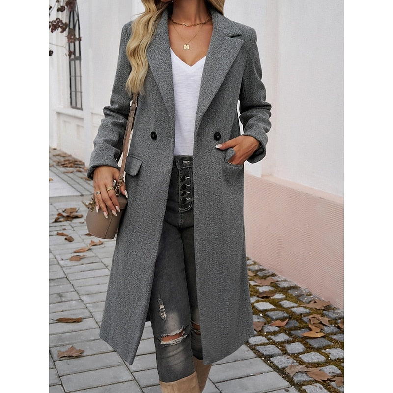 Roberta-Martha | Women's Longline Tailored Trench Coat