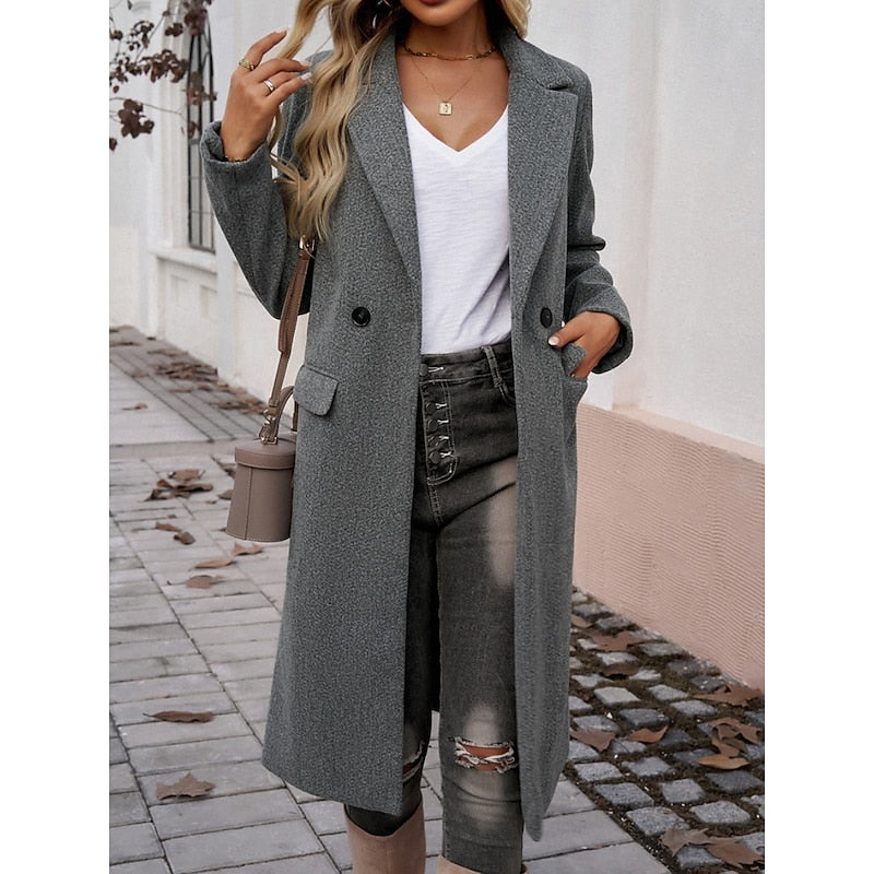Roberta-Martha | Women's Longline Tailored Trench Coat
