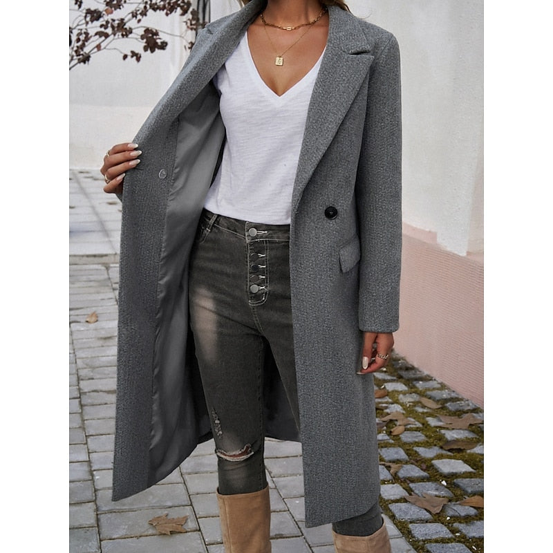 Roberta-Martha | Women's Longline Tailored Trench Coat