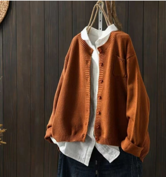 Evelina-Sabine | Women's Oversized Pocket Cardigan