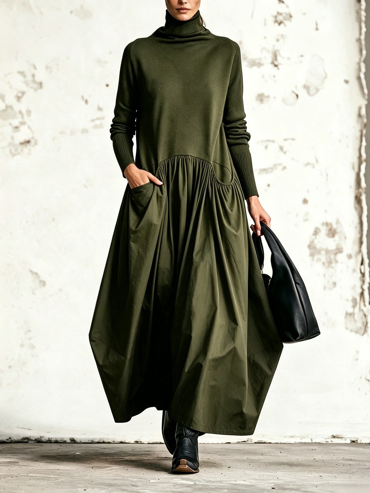 Vera-Joyce | Women's Oversized Soft-Touch Maxi Dress