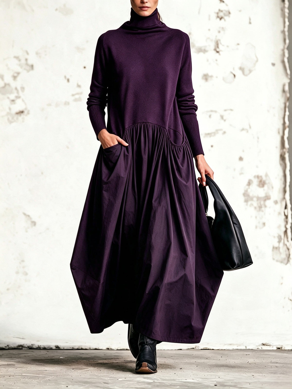Vera-Joyce | Women's Oversized Soft-Touch Maxi Dress