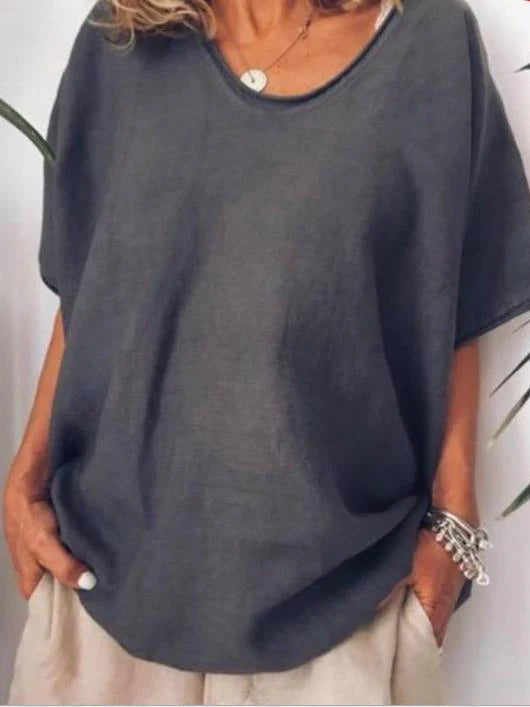 Regina-Isabelle | Women's Oversized V-Neck Knit Top