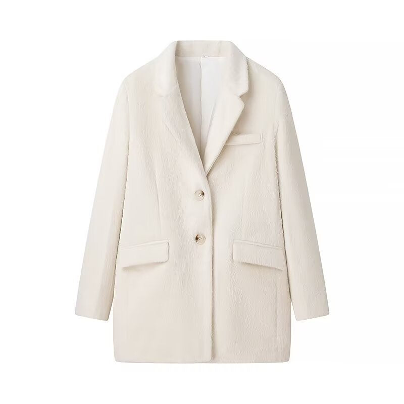 Camilla-Petra | Women's Padded Oversized Blazer Coat