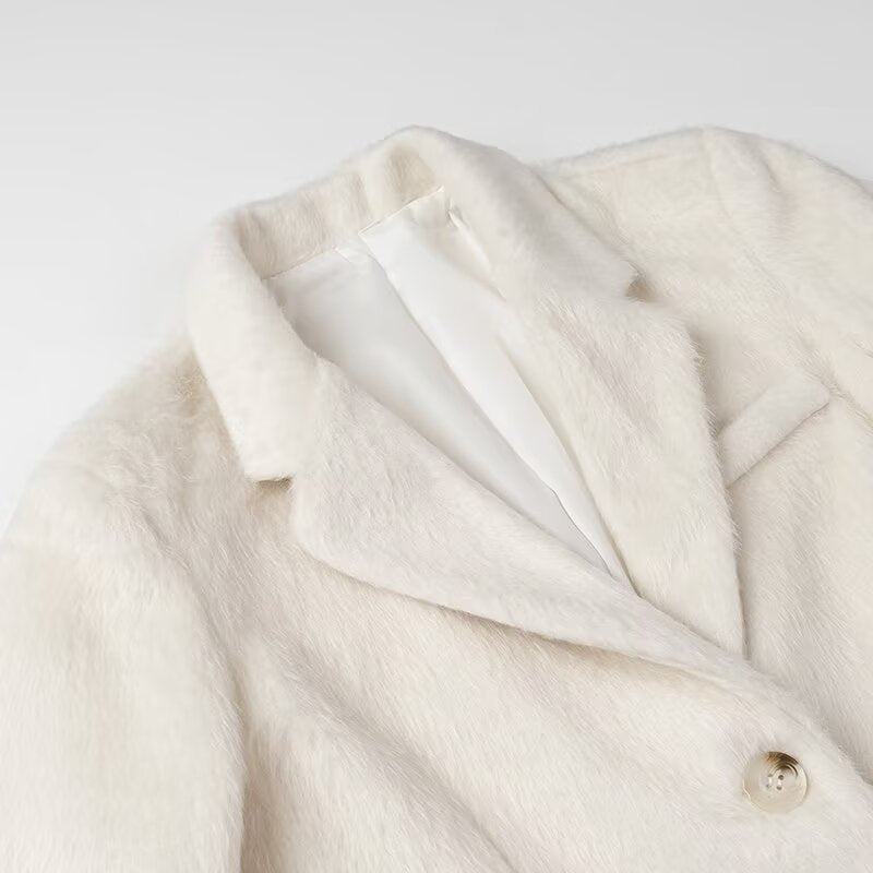 Camilla-Petra | Women's Padded Oversized Blazer Coat