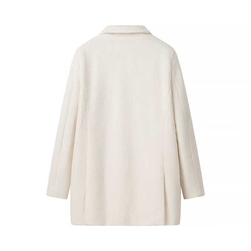 Camilla-Petra | Women's Padded Oversized Blazer Coat