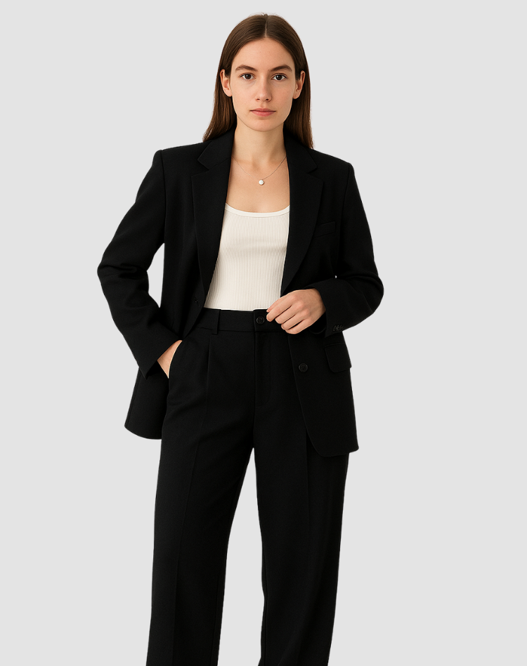 Nora | Women's Relaxed Blazer and Wide-Leg Trouser Set