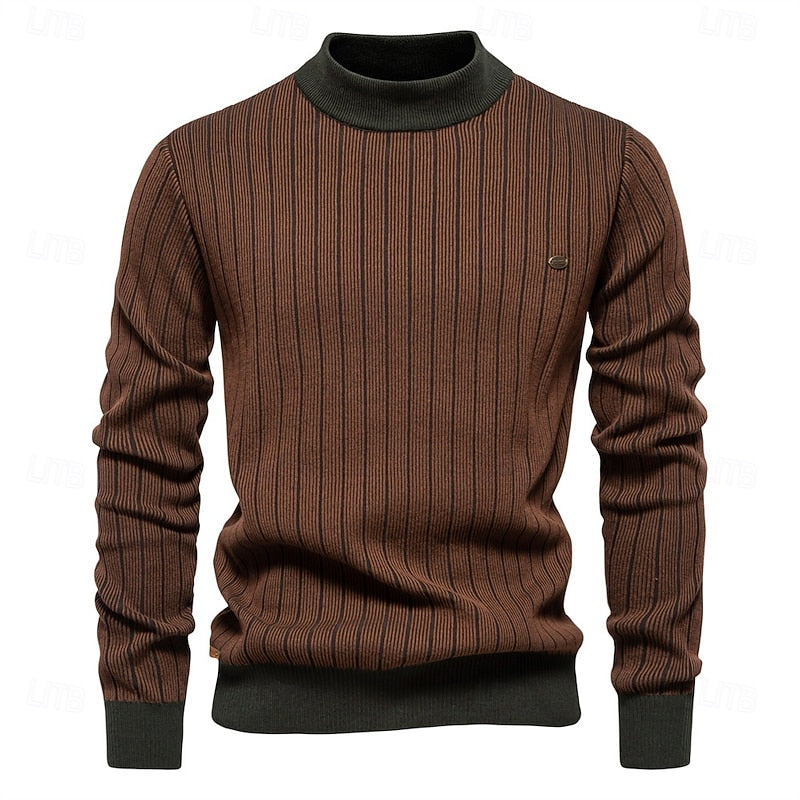 Zelda | Women's Ribbed Mock Neck Sweater Dress