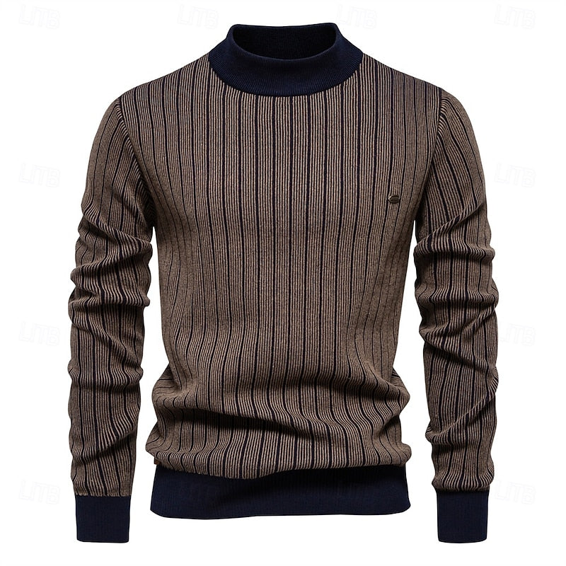Zelda | Women's Ribbed Mock Neck Sweater Dress