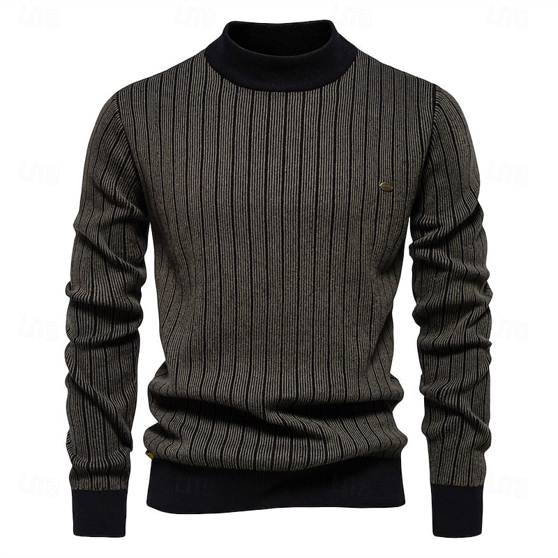 Zelda | Women's Ribbed Mock Neck Sweater Dress
