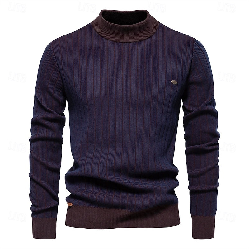 Zelda | Women's Ribbed Mock Neck Sweater Dress