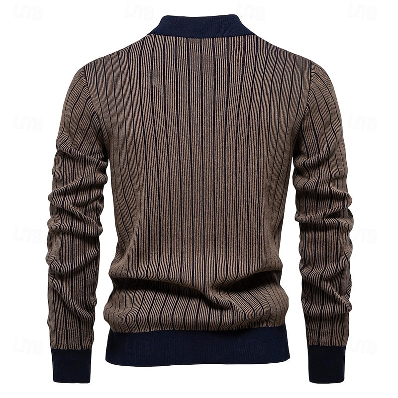 Zelda | Women's Ribbed Mock Neck Sweater Dress