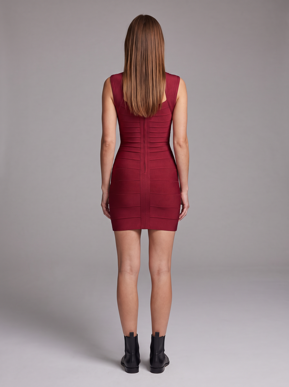 Johanna-Virginia | Women's Ruched Bow Mini Dress