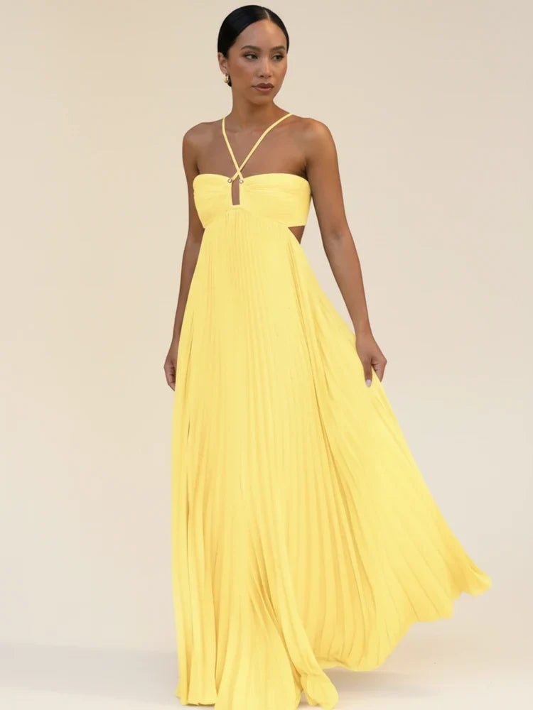 Miriam-Joyce | Women's Strapless Satin-Feel Evening Maxi Dress