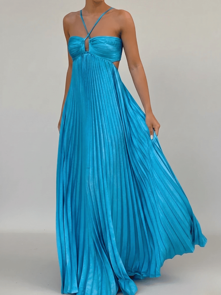 Miriam-Joyce | Women's Strapless Satin-Feel Evening Maxi Dress