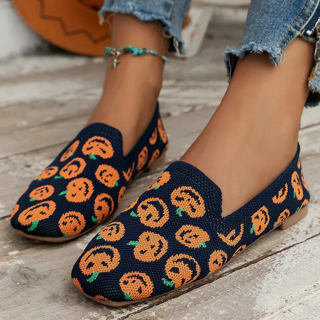Nadine-Lillian | Women's Stretch-Knit Slip-On Loafers