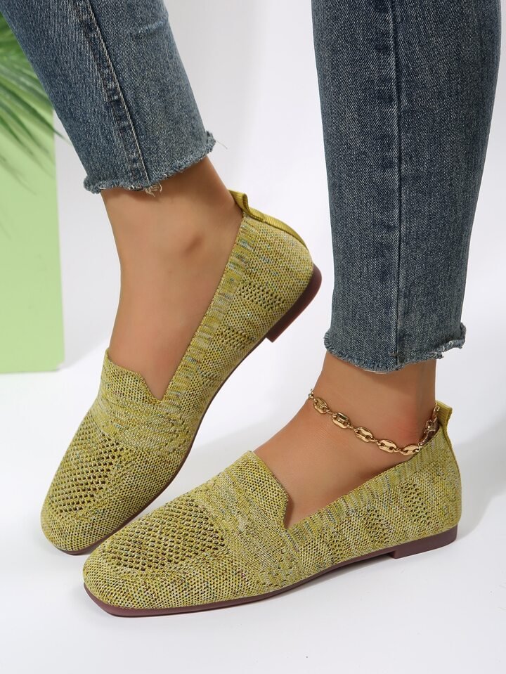 Nadine-Lillian | Women's Stretch-Knit Slip-On Loafers