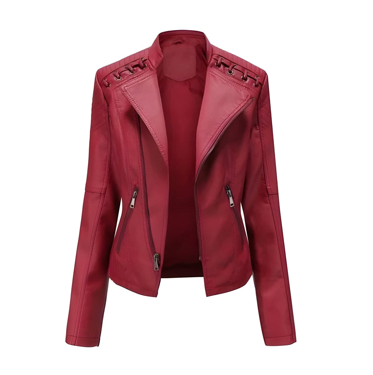 Rhea-Louisa | Women's Tailored Lambskin Leather Trench Coat