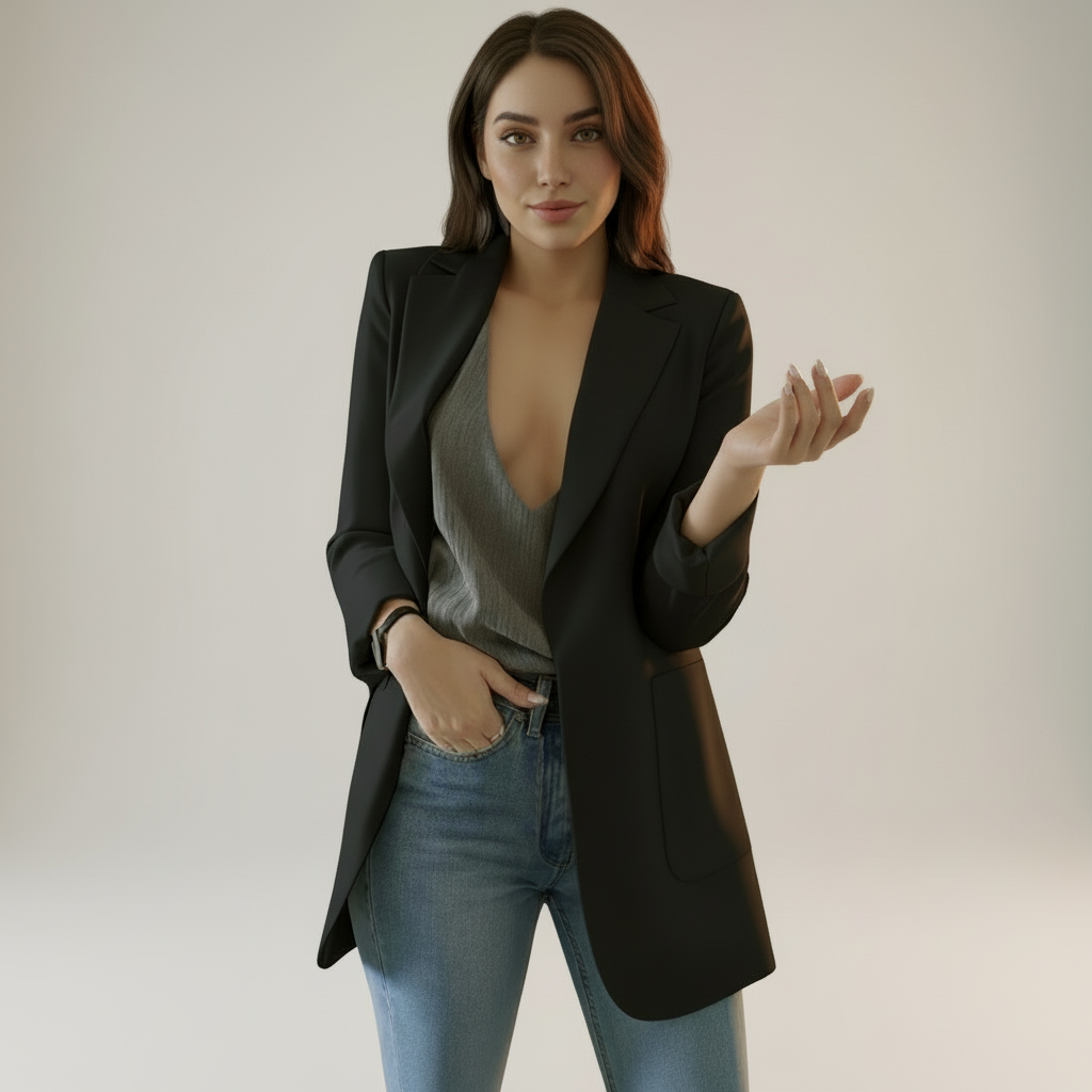 Lottie-Matilda | Women's Tailored Notch-Lapel Blazer