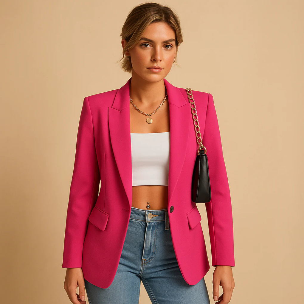 Constance-Blanche | Women's Tailored Notch-Lapel Blazer