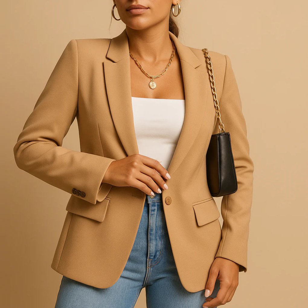Constance-Blanche | Women's Tailored Notch-Lapel Blazer