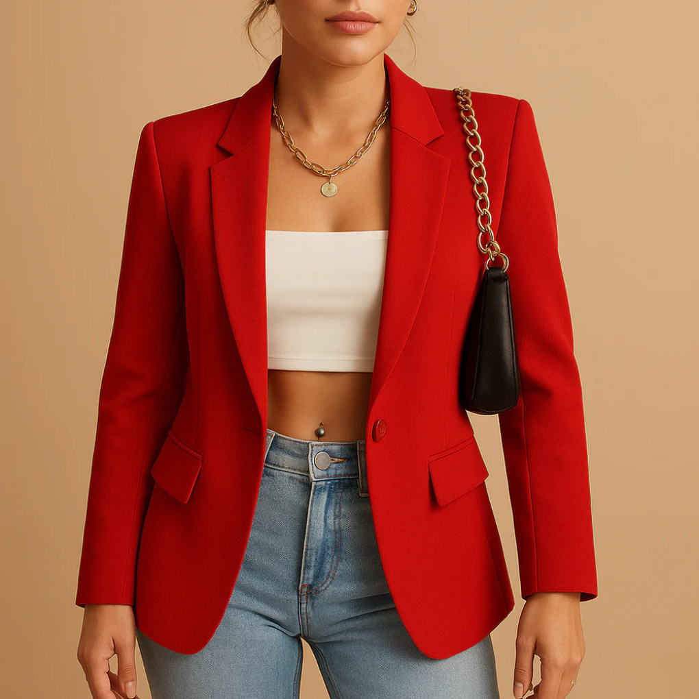 Constance-Blanche | Women's Tailored Notch-Lapel Blazer